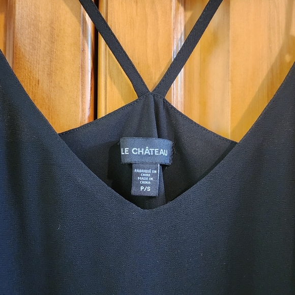 Le Chateau black tank top blouse - Picture 2 of 4